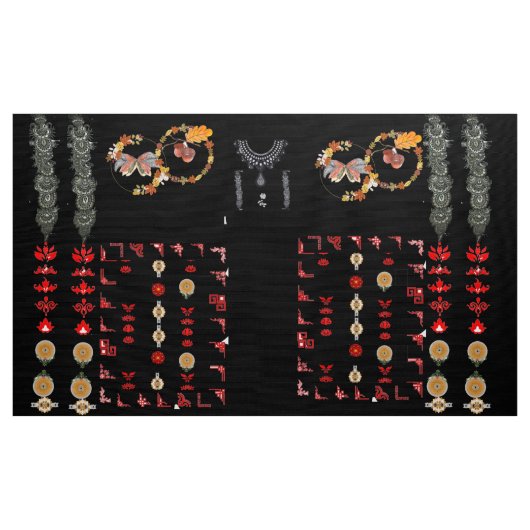 Ajrak ähnlicher Stil Stoff (Yard (91,4 cm))