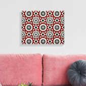 Ajrak Tribal Pattern Leinwand (Insitu (Wohnzimmer))