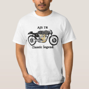 AJS 7R klassisches Fahrrad-T-Shirt T-Shirt