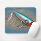 AJS Saltwater Lure Popper Blue Dragon Items Mousepad (Mit Mouse)