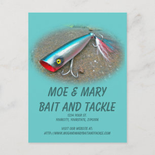 AJS Saltwater Lure Popper Blue Dragon Items Postkarte
