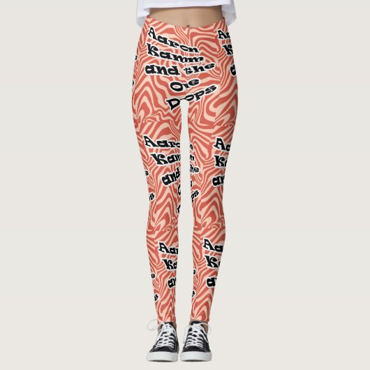 AK1D überall in Print-Leggings Leggings (Vorderseite)