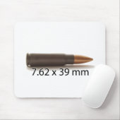 AK47 7,62 x 39mm Munition rund Mousepad (Mit Mouse)
