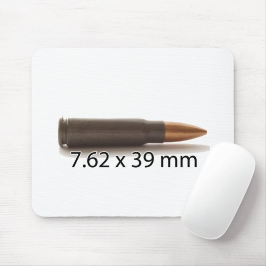 AK47 7,62 x 39mm Munition rund Mousepad (Mit Mouse)
