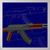 AK47 BluePrint Poster (Vorne)