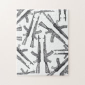 AK47-Feuerwaffenpuzzlespiel Puzzle (Vertikal)