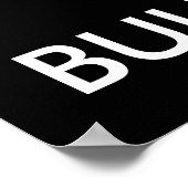 ak47 : ich lebe wie kugelsicher poster (Ecke)