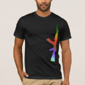 AK47-Regenbogen T-Shirt (Vorderseite)