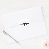 ak47 runder aufkleber (Umschlag)
