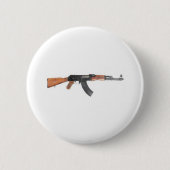 AK47-Sturmgewehr Button (Vorderseite)
