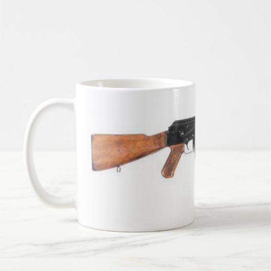 AK47-Sturmgewehr Kaffeetasse (Links)