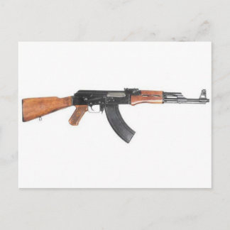 AK47-Sturmgewehr Postkarte