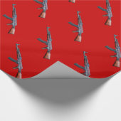 AK47 Wrapping Paper Geschenkpapier (Ecke)