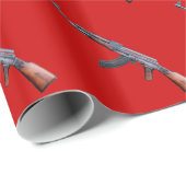 AK47 Wrapping Paper Geschenkpapier (Rolleneckpunkt)