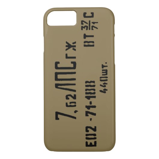 AK-47 7,62 x 39 Ammo Spam Can Case-Mate iPhone Hülle (Rückseite)