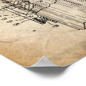 Ak-47 Bolt Locking Patent Poster (Ecke)