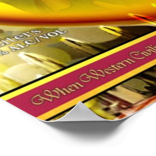 AK-47 Chardon Poster (Ecke)