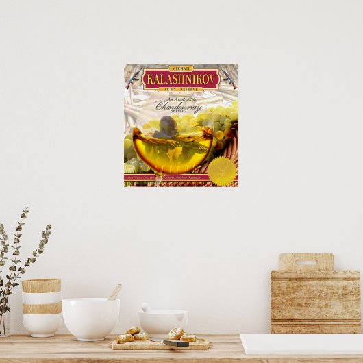 AK-47 Chardon Poster (Küche)