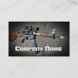 AK-47 Feuerwaffen Visitenkarte