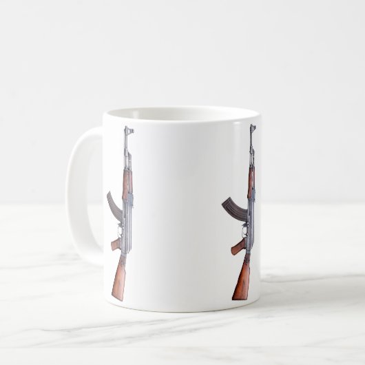 AK-47 KAFFEETASSE (Vorderseite Links)