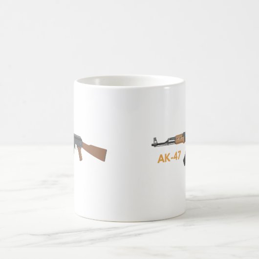 AK-47 Sturmgewehr Kaffeetasse (Mittel)