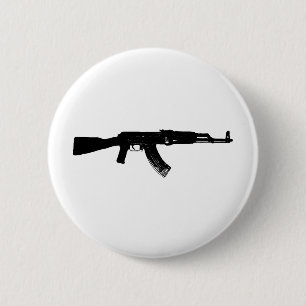 AK-47Silhouette Button