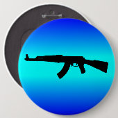 AK-47Silhouette Button (Vorne & Hinten)