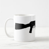 AK-47Silhouette Kaffeetasse (Links)