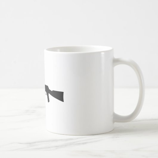 AK-47Silhouette Kaffeetasse (Rechts)
