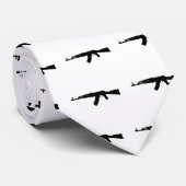 AK-47Silhouette Krawatte (Gerollt)