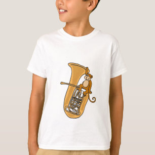 AK-, Affe-und Tuba-Shirt T-Shirt
