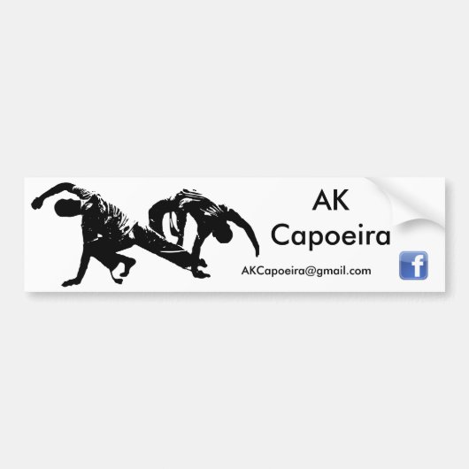 AK Capoeira Stoßdämpferstock Autoaufkleber (Vorne)