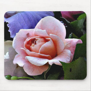 AK-, empfindliche Rose Mousepad