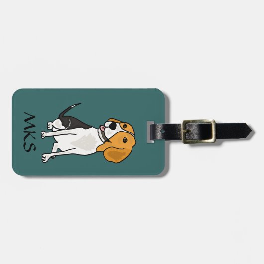 AK-, fantastischer Beagle-Gepäck-Umbau Gepäckanhänger (Vorderseite horizontal)