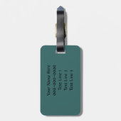 AK-, fantastischer Beagle-Gepäck-Umbau Gepäckanhänger (Rückseite vertikal)