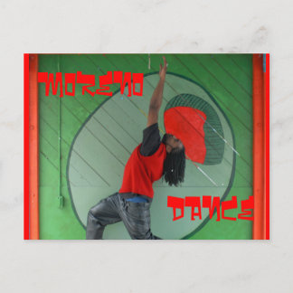 AK, grüner Olive, Tanz Postkarte