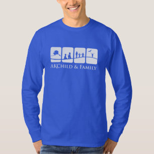 AK Kind- u. Familie erwachsenes Lang-Hülse T-Shir T-Shirt