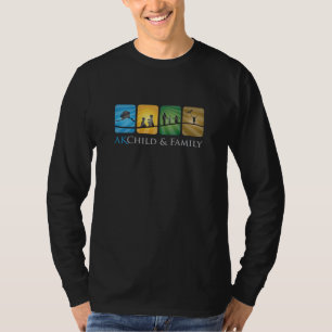 AK Kinder-u. Familien-erwachsenes langes T-Shirt