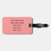 AK-, lustiger schwarzer Pudel-Gepäckanhänger Gepäckanhänger (Rückseite horizontal)