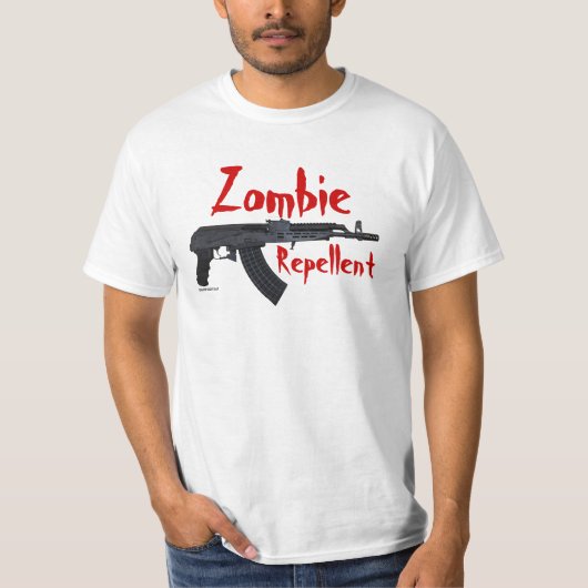 AK Pistole - Zombie-Abwehrmittel T-Shirt (Vorderseite)