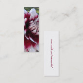 AK-, rote und weiße Mini Visitenkarte (Vorne/Hinten)