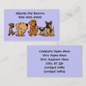 AK-, Spaß-Welpen-HundeCartoon-Geschäfts-Karten Visitenkarte (Vorne/Hinten)
