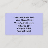 AK-, Spaß-Welpen-HundeCartoon-Geschäfts-Karten Visitenkarte (Rückseite)