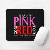 Aka Pink wird für das Gesundheitsbewusstsein lange Mousepad (Mit Mouse)