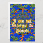 Akacia Alchemy: Ich bin nicht allergisch gegenüber Briefpapier (Vorne/Hinten)