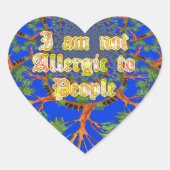 Akacia Alchemy: Ich bin nicht allergisch gegenüber Herz-Aufkleber (Vorderseite)
