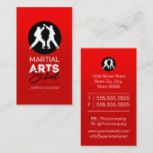 Akademie für Kampfkunst Visitenkarte (Vorne/Hinten)