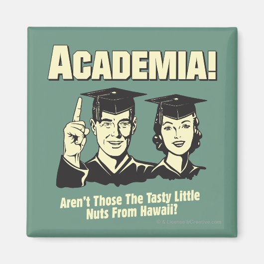 Akademie: Geschmackvolle Nuts aus Hawaii Magnet (Vorne)