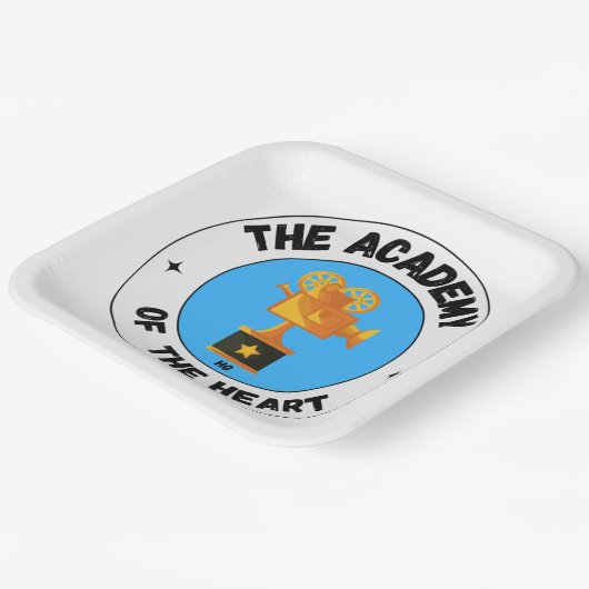 Akademie Pappteller (Gewinkelt)