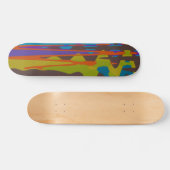 Akademie-Ridge Lava Skateboard (Horizontal)